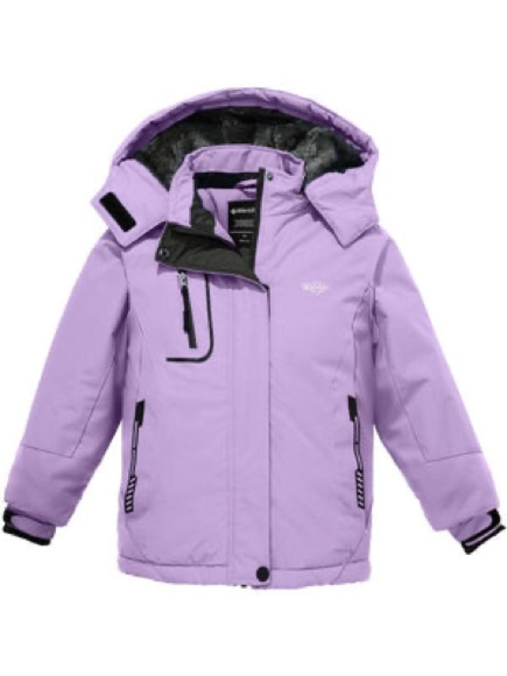 Wantdo waterproof ski jacket insulated snowboard jacket winter snow coat 14/16